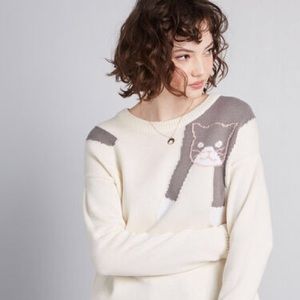 ModCloth “Hang In There” Cat Sweater